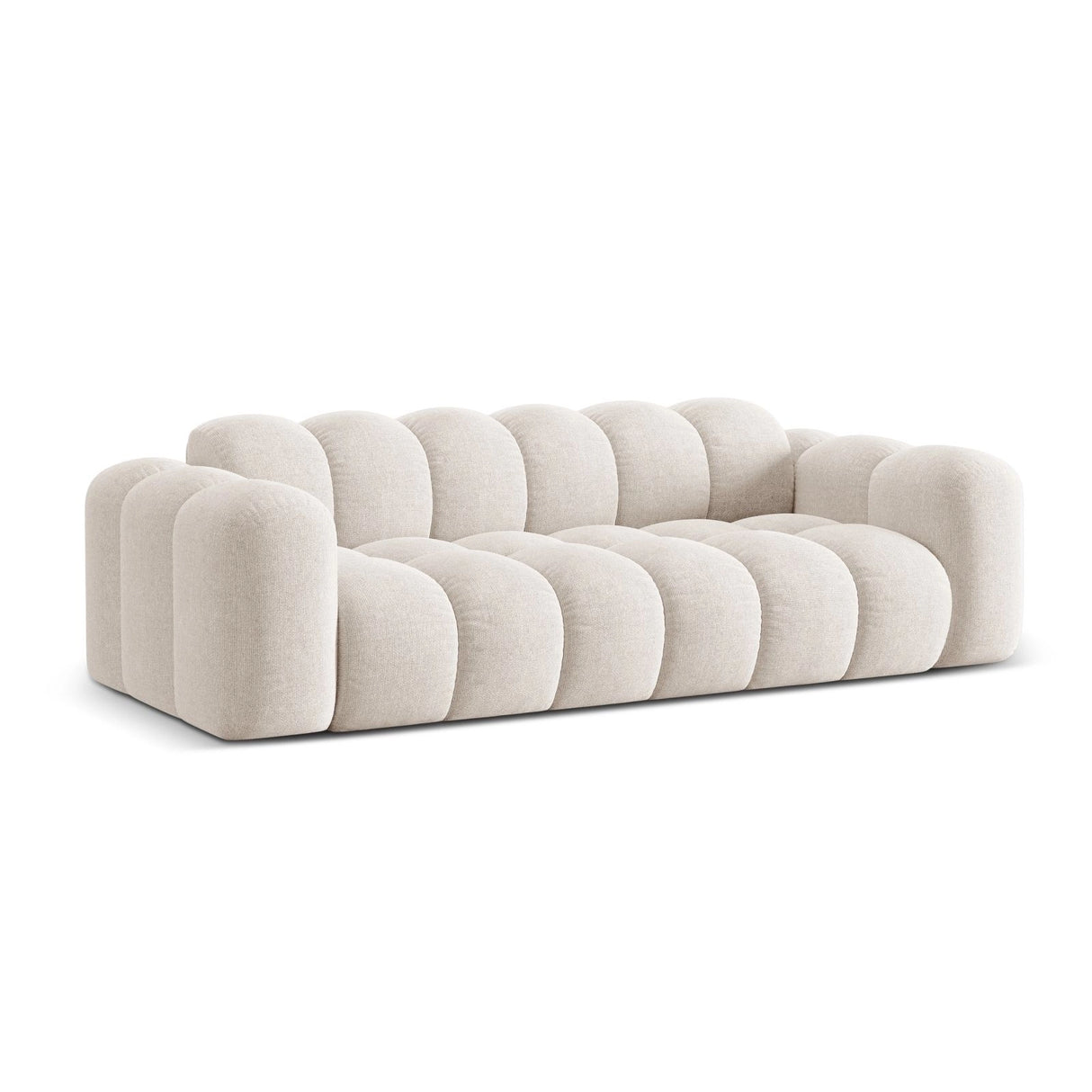 Treno 4-Sitzer Sofa aus Samt oder Chenille, 240x94x70 cm von Cosmopolitan Design – Bild 4