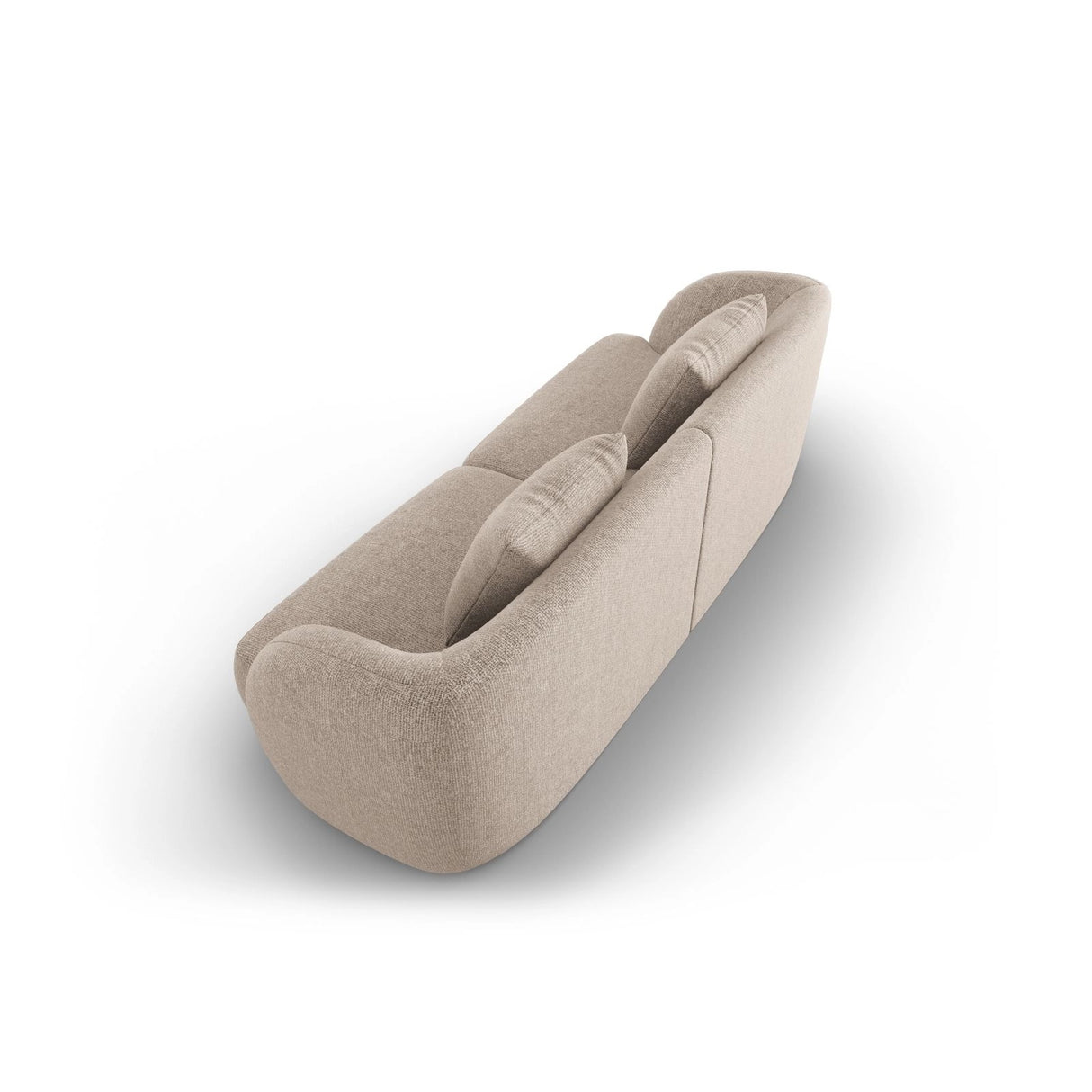 Tulum 2-Sitzer Sofa aus Chenille in Beige (Haga 30), 180x90x70 cm von Cosmopolitan Design – Bild 4