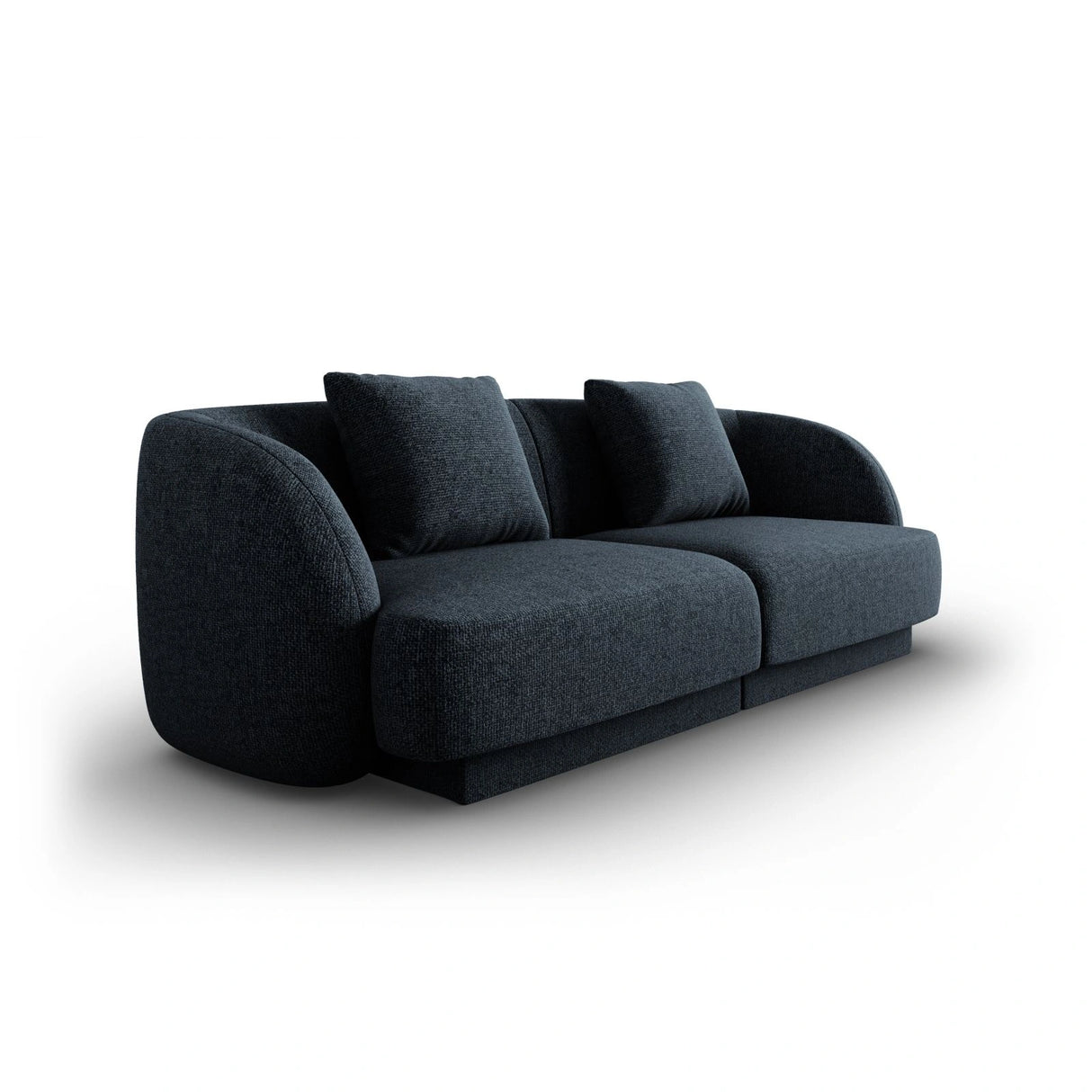 Tulum 2-Sitzer Sofa aus Chenille in Königsblau (Haga 86), 180x90x70 cm von Cosmopolitan Design – Bild 3
