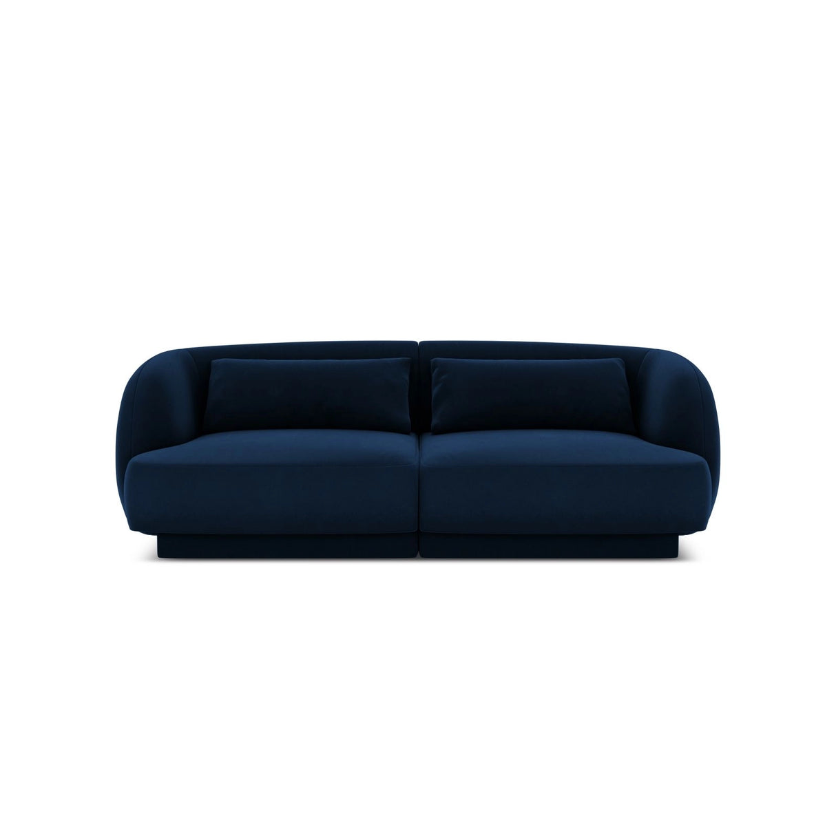 Tulum 2-Sitzer Sofa aus Samt in Königsblau (Bluvel 86), 180x90x70 cm von Cosmopolitan Design – Bild 1