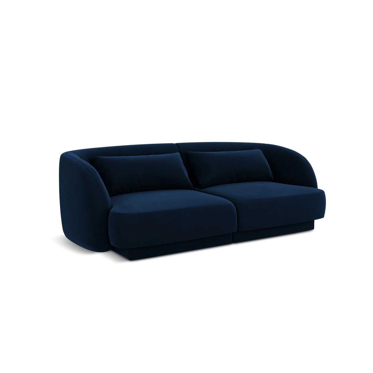 Tulum 2-Sitzer Sofa aus Samt in Königsblau (Bluvel 86), 180x90x70 cm von Cosmopolitan Design – Bild 4