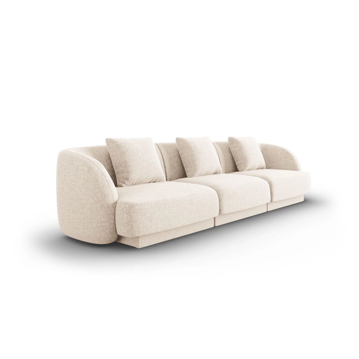 Tulum 3-Sitzer Sofa aus Samt oder Chenille, 255x90x70 cm von Cosmopolitan Design – Bild 3