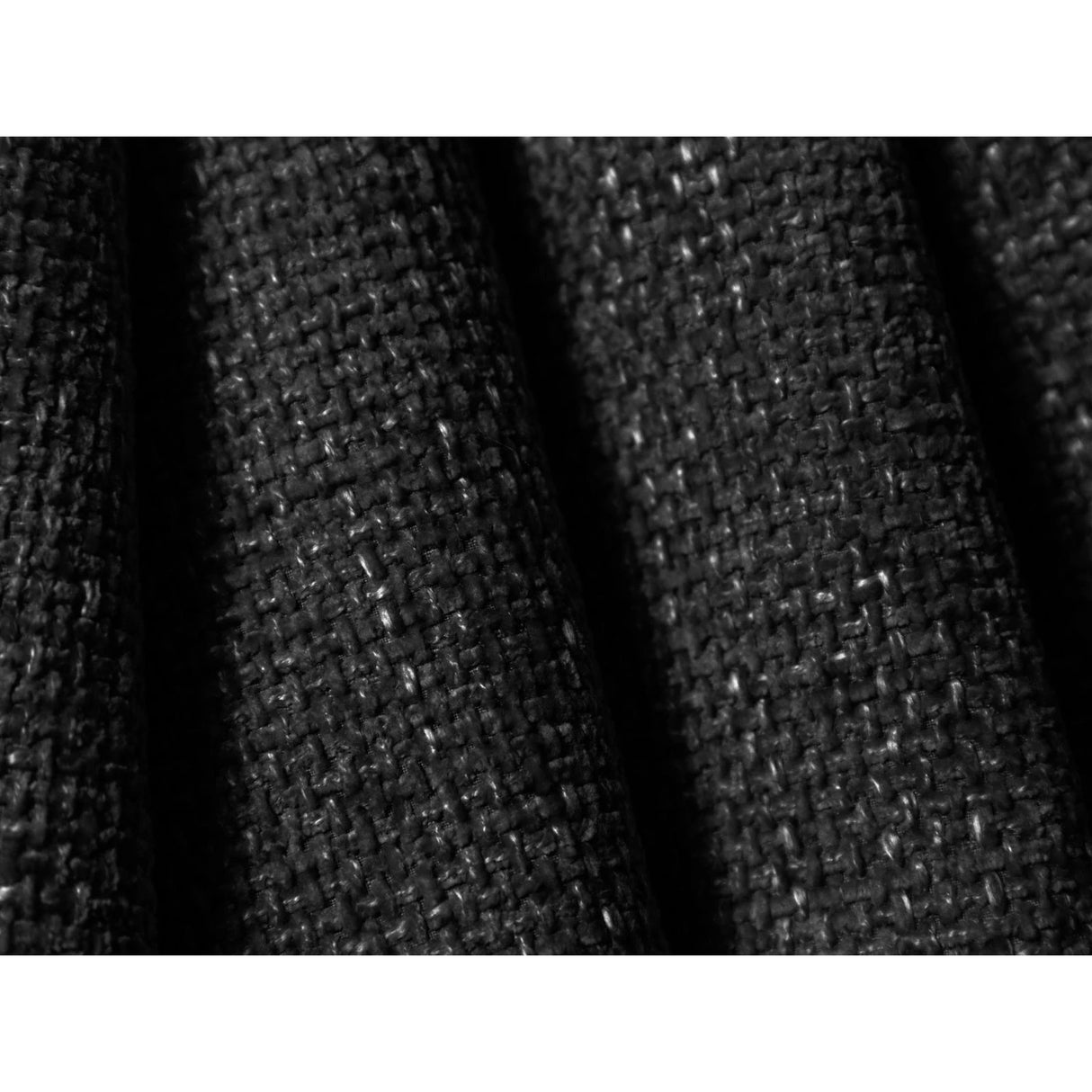 Tulum 4-Sitzer Ecksofa, Linke Seite, aus Chenille in Schwarz (Haga 19), 255x156x70 cm von Cosmopolitan Design – Bild 5