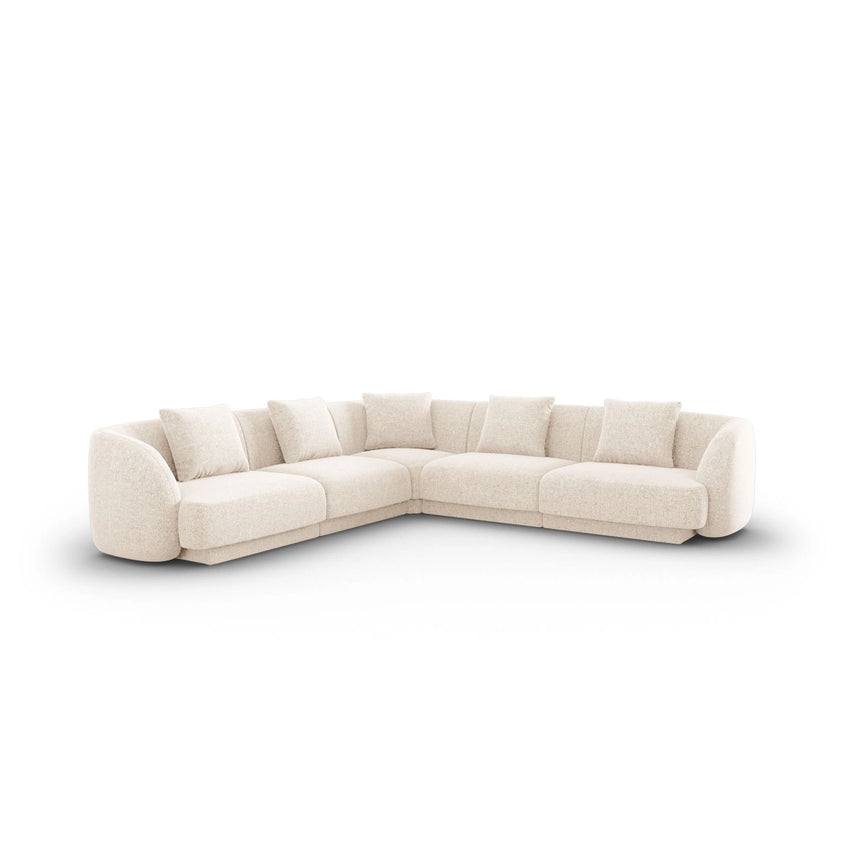 Tulum 5-Sitzer Ecksofa, Symmetrisch, aus Samt oder Chenille, 255x255 cm von Cosmopolitan Design – Bild 1