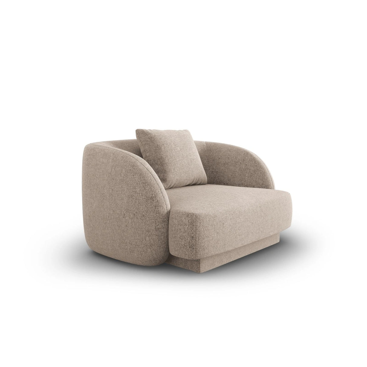 Tulum Sessel aus Chenille in Beige (Haga 30), 103x90x70 cm von Cosmopolitan Design – Bild 3