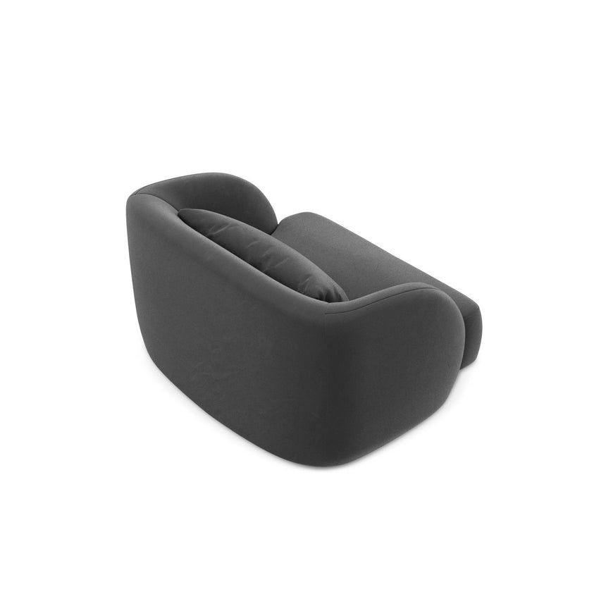 Tulum Sessel aus Samt in Grau (Bluvel 14), 103x90x70 cm von Cosmopolitan Design – Bild 5