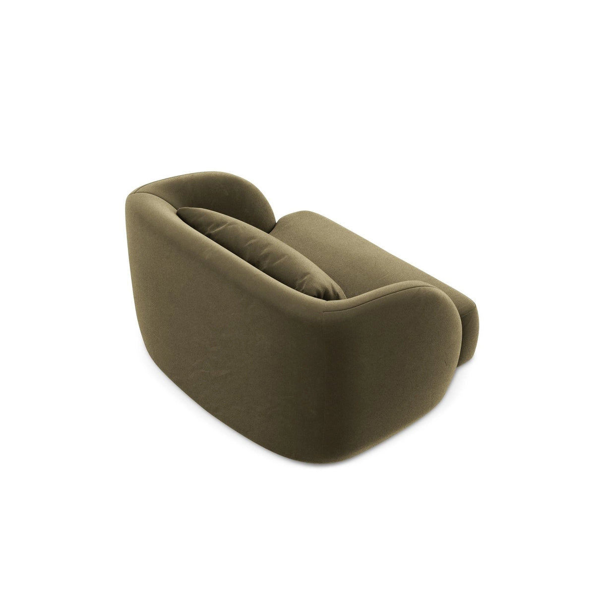 Tulum Sessel aus Samt in Grün (Bluvel 77), 103x90x70 cm von Cosmopolitan Design – Bild 5