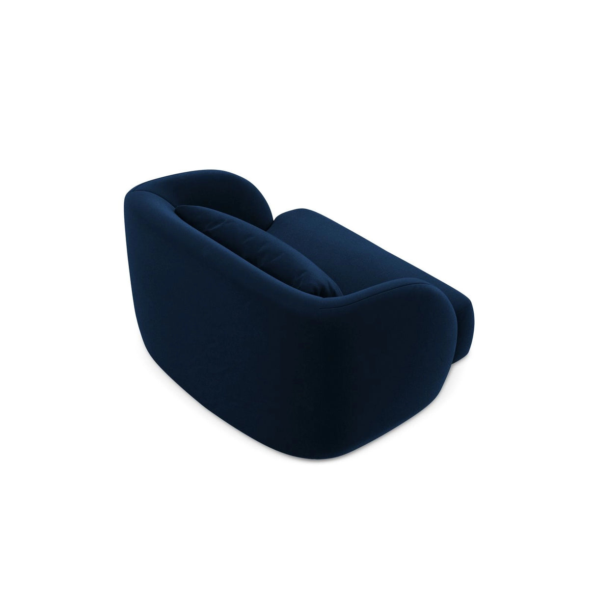 Tulum Sessel aus Samt in Königsblau (Bluvel 86), 103x90x70 cm von Cosmopolitan Design – Bild 5