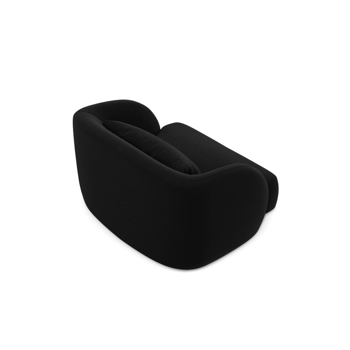 Tulum Sessel aus Samt in Schwarz (Bluvel 19), 103x90x70 cm von Cosmopolitan Design – Bild 5