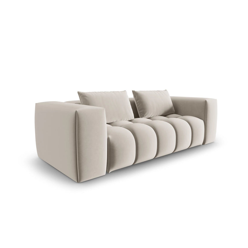 Verona 3-Sitzer Sofa aus Samt oder Strukturstoff, 200x85 cm von Cosmopolitan Design – Bild 3