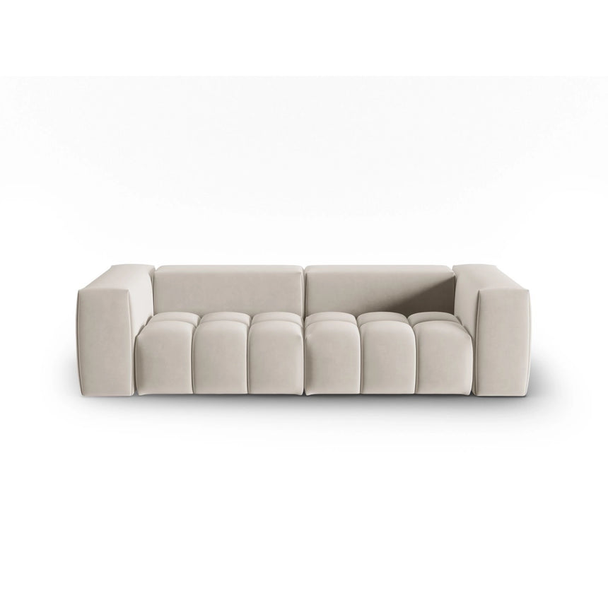 Verona 3-Sitzer Sofa aus Samt oder Strukturstoff, 230x85 cm von Cosmopolitan Design – Bild 1
