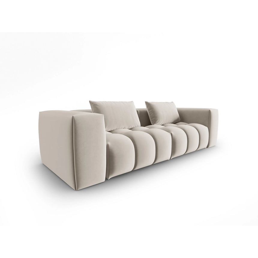 Verona 3-Sitzer Sofa aus Samt oder Strukturstoff, 230x85 cm von Cosmopolitan Design – Bild 3
