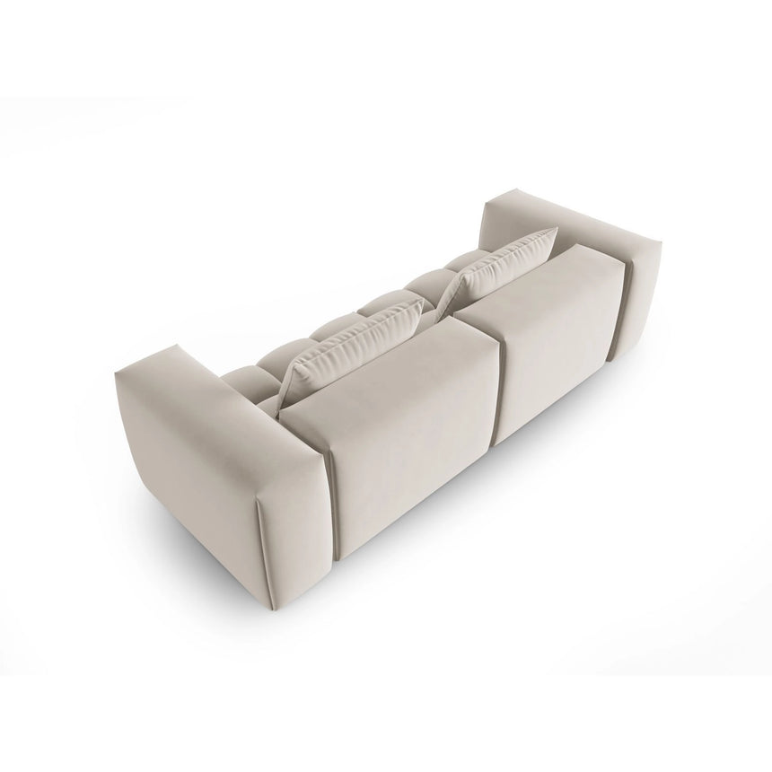 Verona 3-Sitzer Sofa aus Samt oder Strukturstoff, 230x85 cm von Cosmopolitan Design – Bild 4