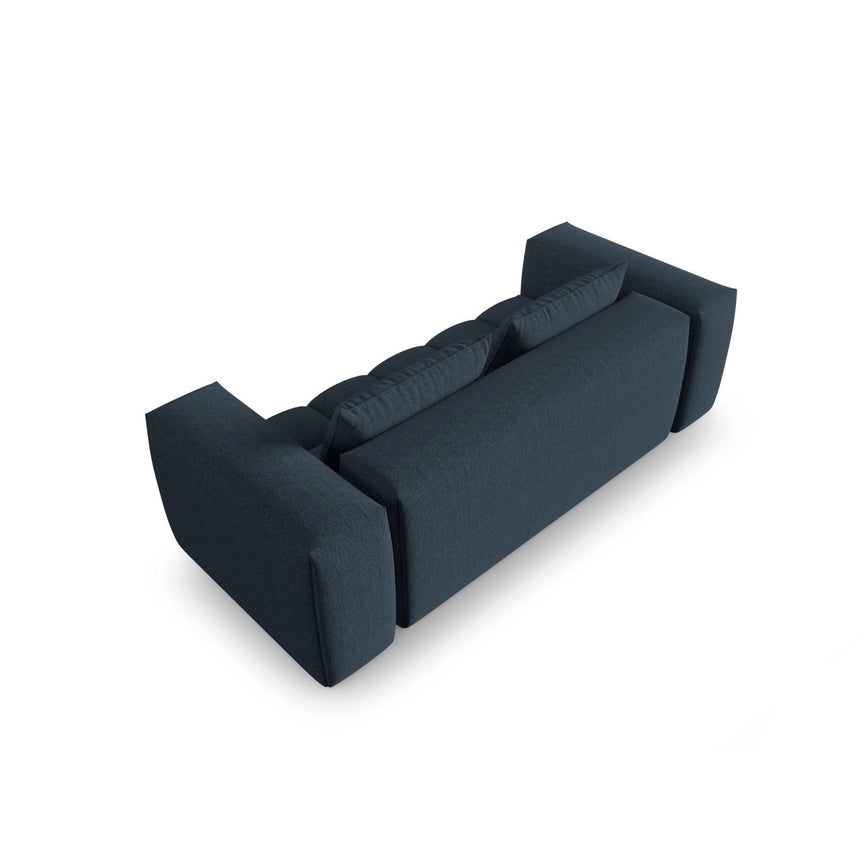 Verona 3-Sitzer Sofa aus Strukturierter Stoff in Dunkelblau (Sorella 77), 200x85 cm von Cosmopolitan Design – Bild 4