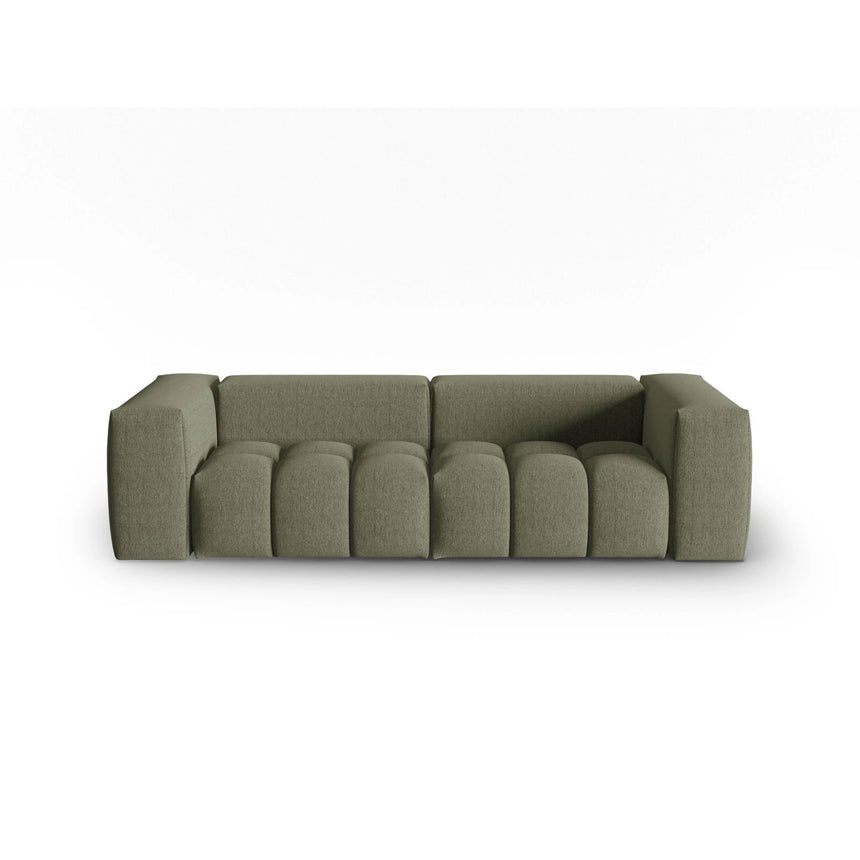 Verona 3-Sitzer Sofa aus Strukturierter Stoff in Dunkles olivgrün (Sorella 34), 230x85 cm von Cosmopolitan Design – Bild 1