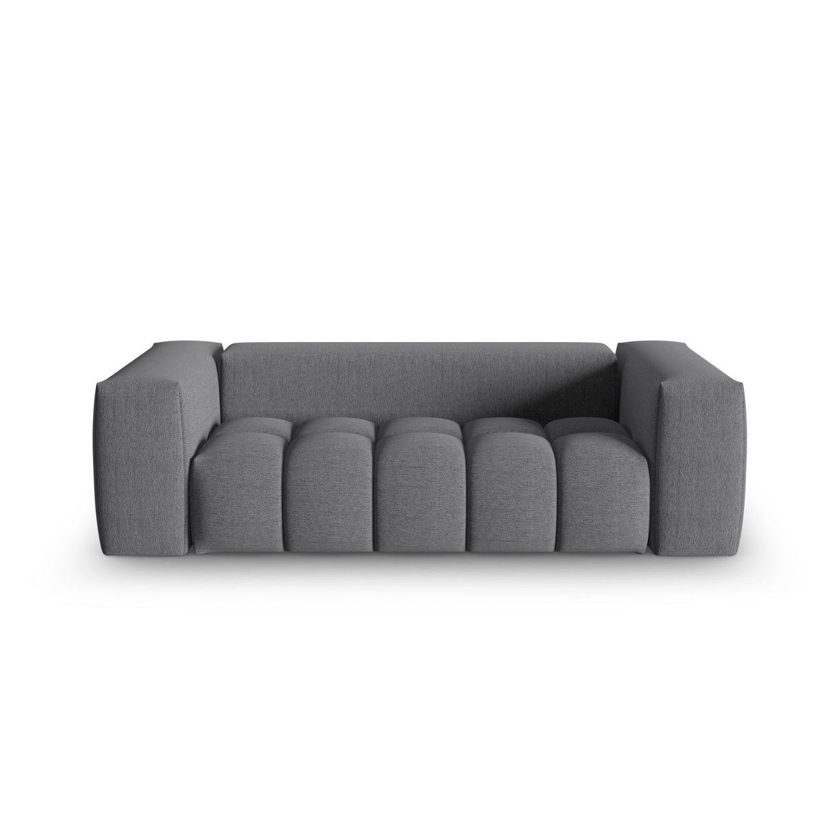 Verona 3-Sitzer Sofa aus Strukturierter Stoff in Grau (Sorella 89), 200x85 cm von Cosmopolitan Design – Bild 1