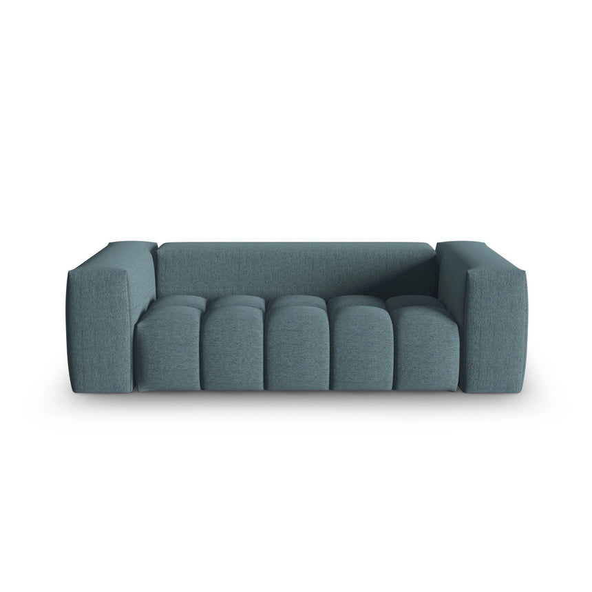 Verona 3-Sitzer Sofa aus Strukturierter Stoff in Hellblau (Sorella 76), 200x85 cm von Cosmopolitan Design – Bild 1