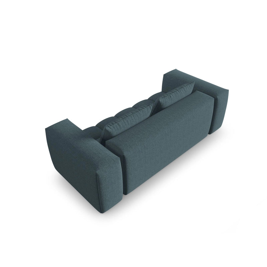 Verona 3-Sitzer Sofa aus Strukturierter Stoff in Hellblau (Sorella 76), 200x85 cm von Cosmopolitan Design – Bild 4