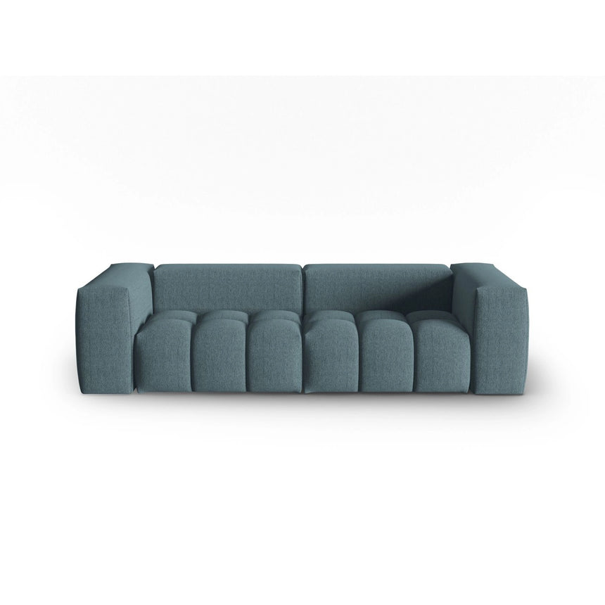 Verona 3-Sitzer Sofa aus Strukturierter Stoff in Hellblau (Sorella 76), 230x85 cm von Cosmopolitan Design – Bild 1