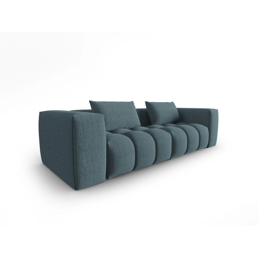 Verona 3-Sitzer Sofa aus Strukturierter Stoff in Hellblau (Sorella 76), 230x85 cm von Cosmopolitan Design – Bild 3