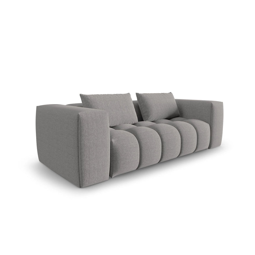 Verona 3-Sitzer Sofa aus Strukturierter Stoff in Warmes Grau (Sorella 84), 200x85 cm von Cosmopolitan Design – Bild 3