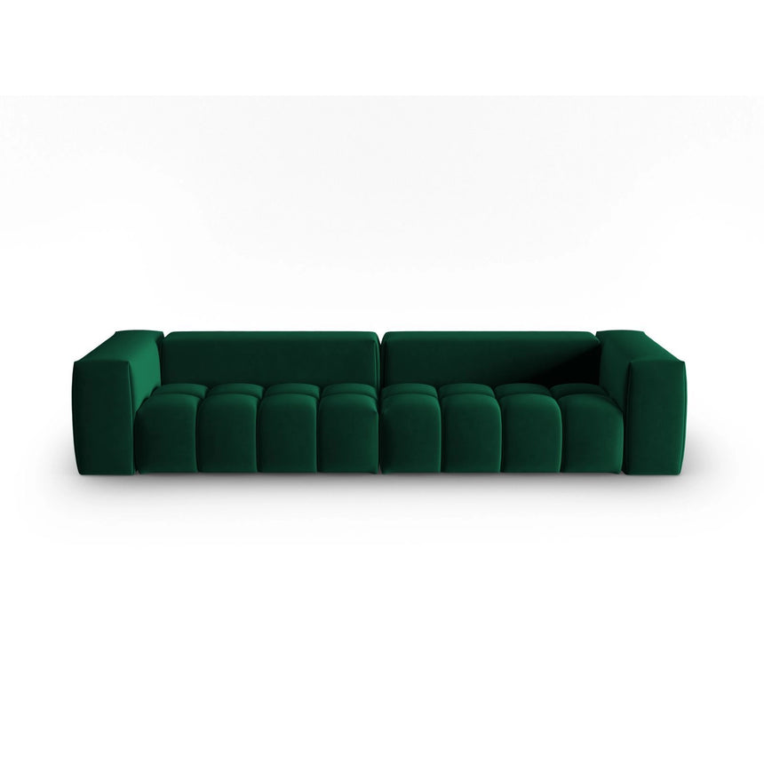 Verona 5-Sitzer Sofa aus Samt in Flaschengrün (Casino Deep Green), 290x85 cm von Cosmopolitan Design – Bild 1