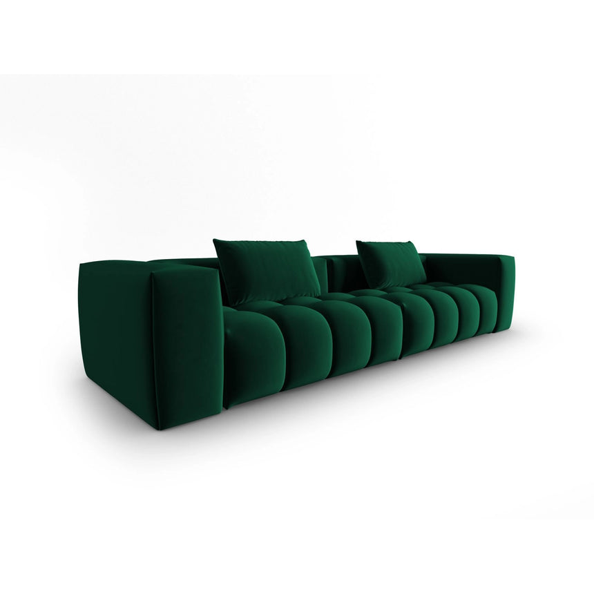 Verona 5-Sitzer Sofa aus Samt in Flaschengrün (Casino Deep Green), 290x85 cm von Cosmopolitan Design – Bild 3