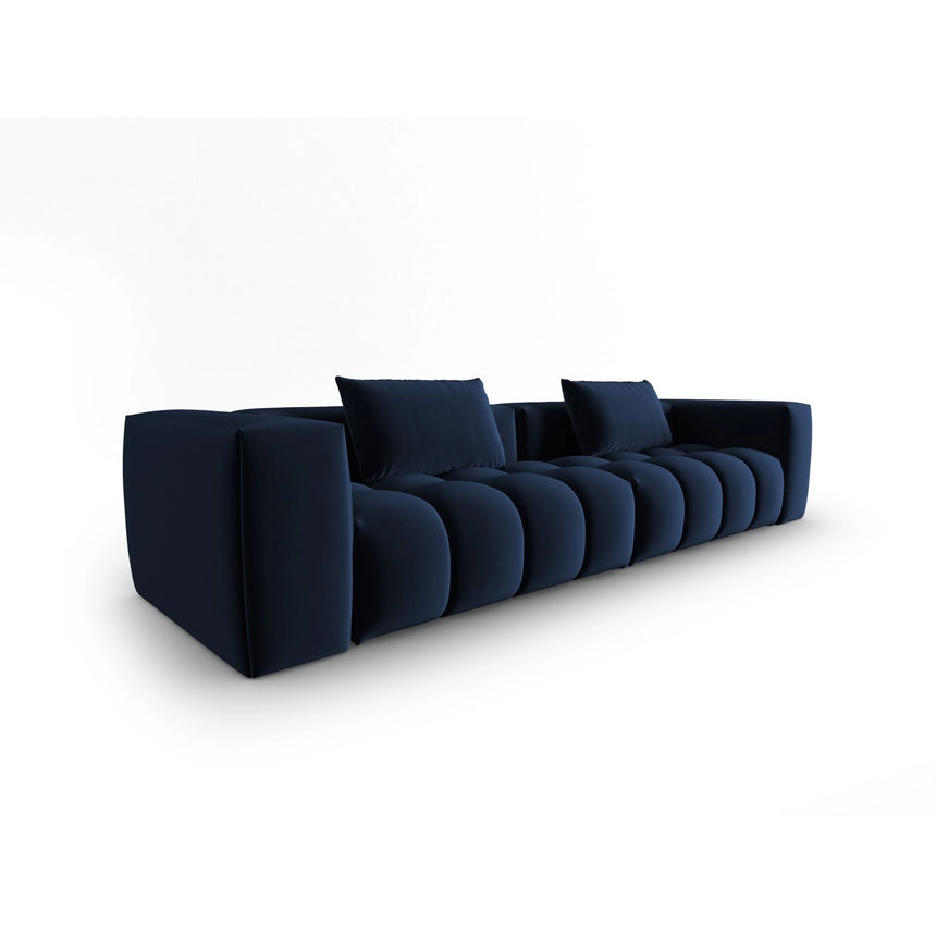 Verona 5-Sitzer Sofa aus Samt in Königsblau (Casino Deep Blue), 290x85 cm von Cosmopolitan Design – Bild 3