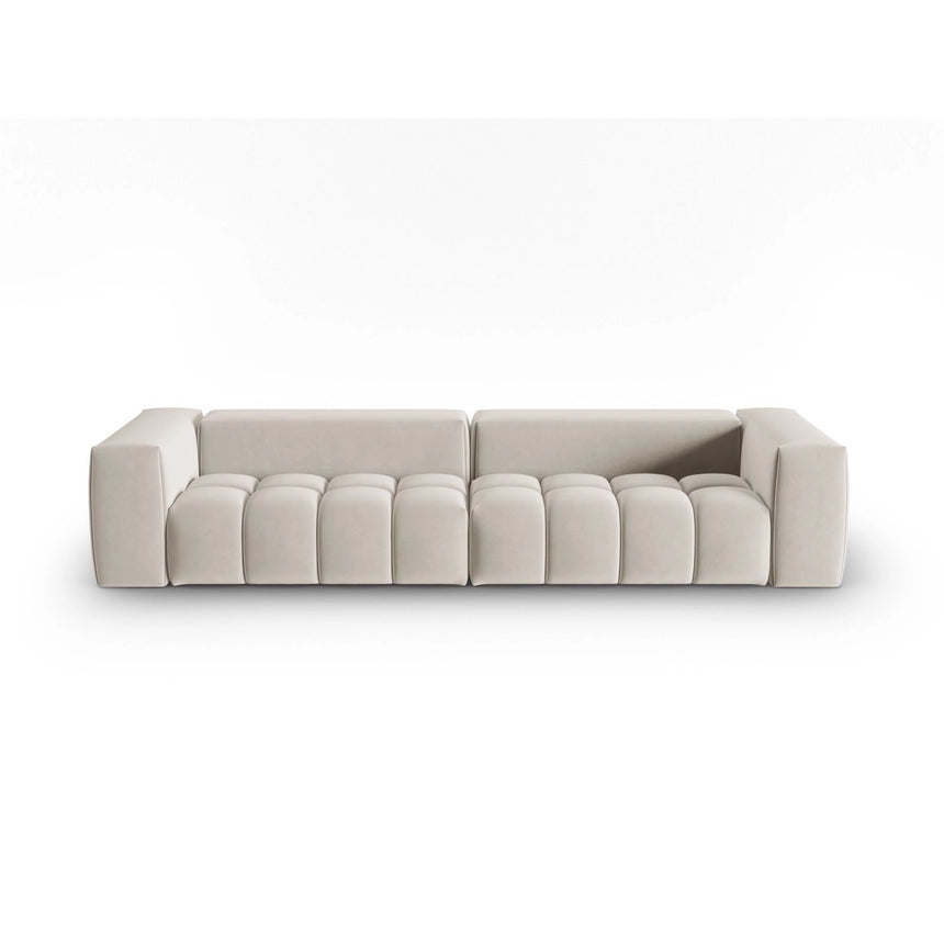 Verona 5-Sitzer Sofa aus Samt oder Strukturstoff, 290x85 cm von Cosmopolitan Design – Bild 1