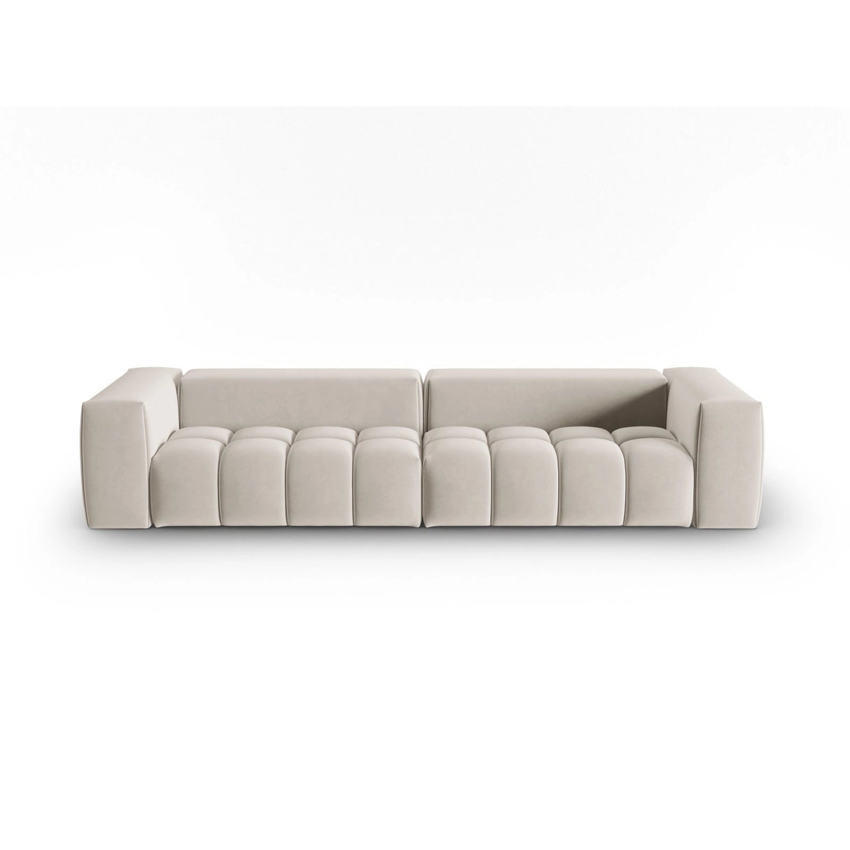 Verona 5-Sitzer Sofa aus Samt oder Strukturstoff, 290x85 cm von Cosmopolitan Design – Bild 1