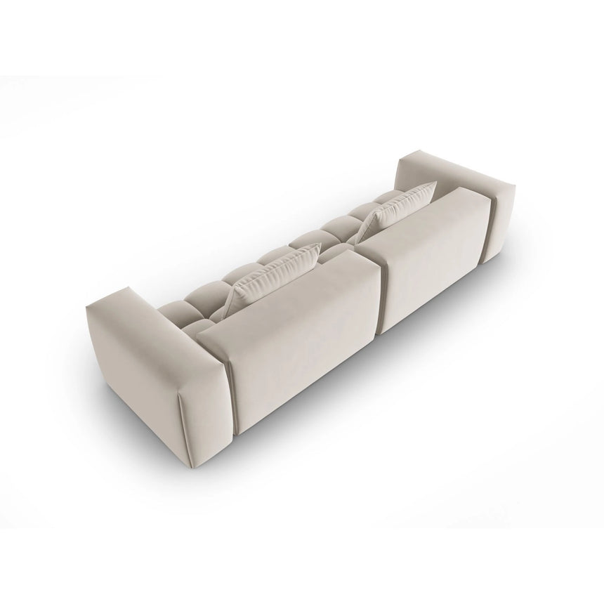 Verona 5-Sitzer Sofa aus Samt oder Strukturstoff, 290x85 cm von Cosmopolitan Design – Bild 4