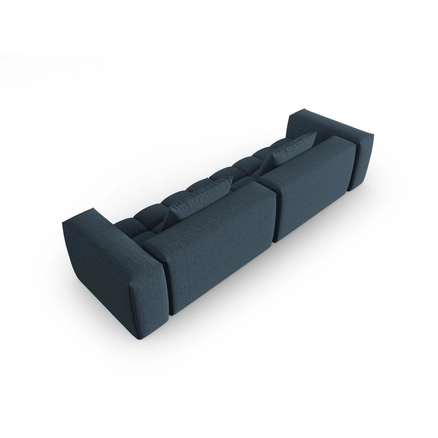 Verona 5-Sitzer Sofa aus Strukturierter Stoff in Dunkelblau (Sorella 77), 290x85 cm von Cosmopolitan Design – Bild 4