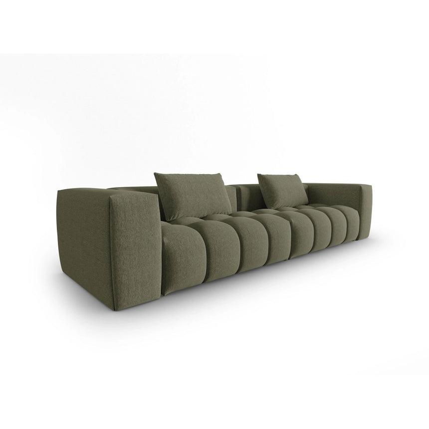 Verona 5-Sitzer Sofa aus Strukturierter Stoff in Dunkles olivgrün (Sorella 34), 290x85 cm von Cosmopolitan Design – Bild 3