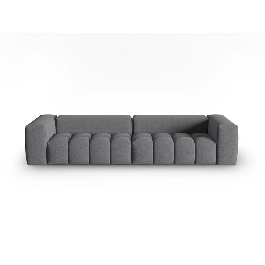 Verona 5-Sitzer Sofa aus Strukturierter Stoff in Grau (Sorella 89), 290x85 cm von Cosmopolitan Design – Bild 1