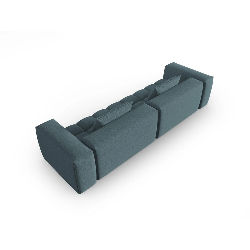 Verona 5-Sitzer Sofa aus Strukturierter Stoff in Hellblau (Sorella 76), 290x85 cm von Cosmopolitan Design – Bild 4