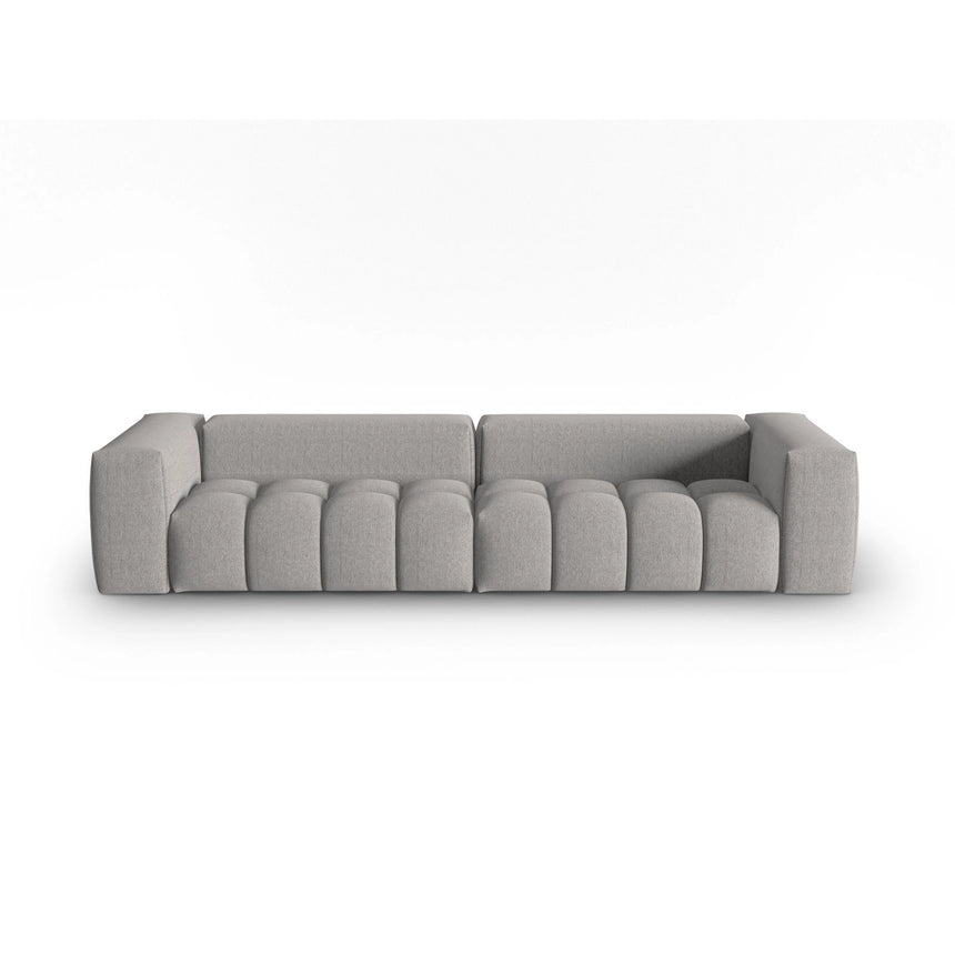Verona 5-Sitzer Sofa aus Strukturierter Stoff in Warmes Grau (Sorella 84), 290x85 cm von Cosmopolitan Design – Bild 1
