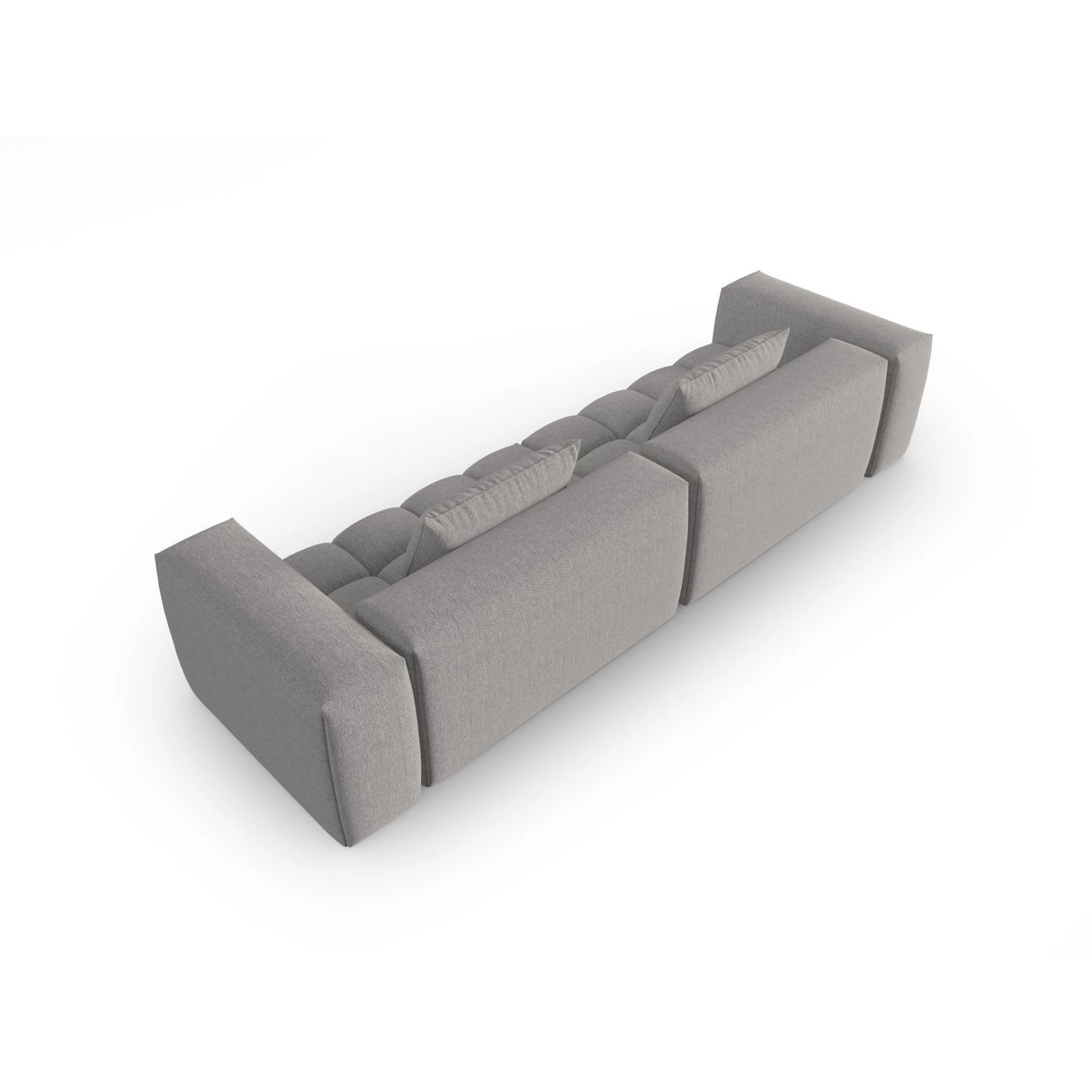 Verona 5-Sitzer Sofa aus Strukturierter Stoff in Warmes Grau (Sorella 84), 290x85 cm von Cosmopolitan Design – Bild 4