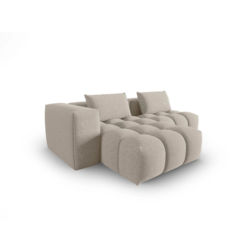 Verona Modulares 3-Sitzer Ecksofa, Linke Seite, aus Strukturierter Stoff in Sand (Sorella 05), 205x145 cm von Cosmopolitan Design – Bild 4
