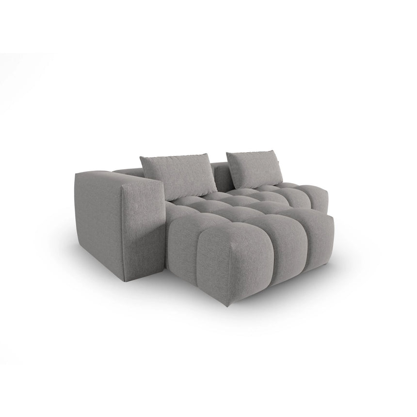 Verona Modulares 3-Sitzer Ecksofa, Linke Seite, aus Strukturierter Stoff in Warmes Grau (Sorella 84), 205x145 cm von Cosmopolitan Design – Bild 4