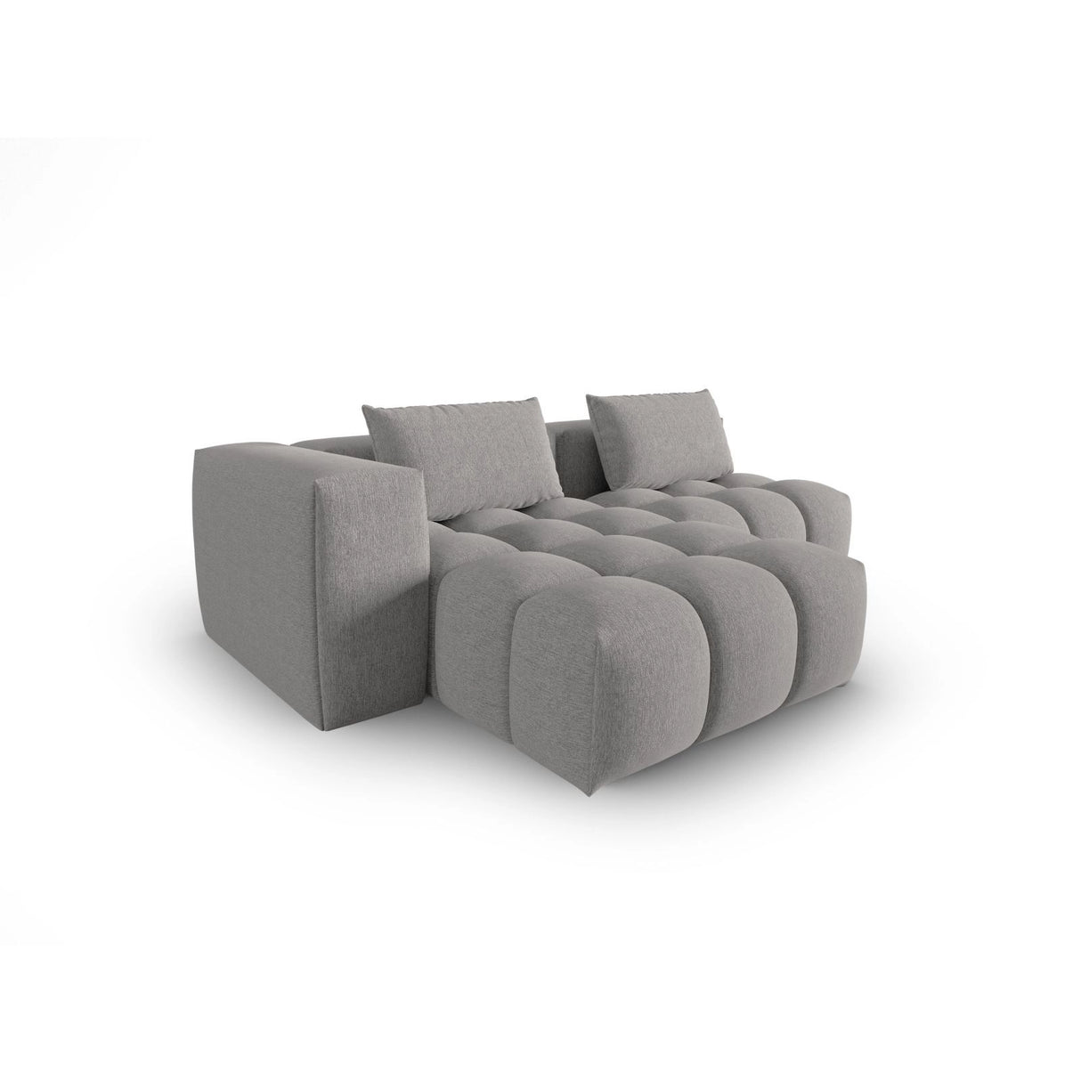 Verona Modulares 3-Sitzer Ecksofa, Linke Seite, aus Strukturierter Stoff in Warmes Grau (Sorella 84), 205x145 cm von Cosmopolitan Design – Bild 4
