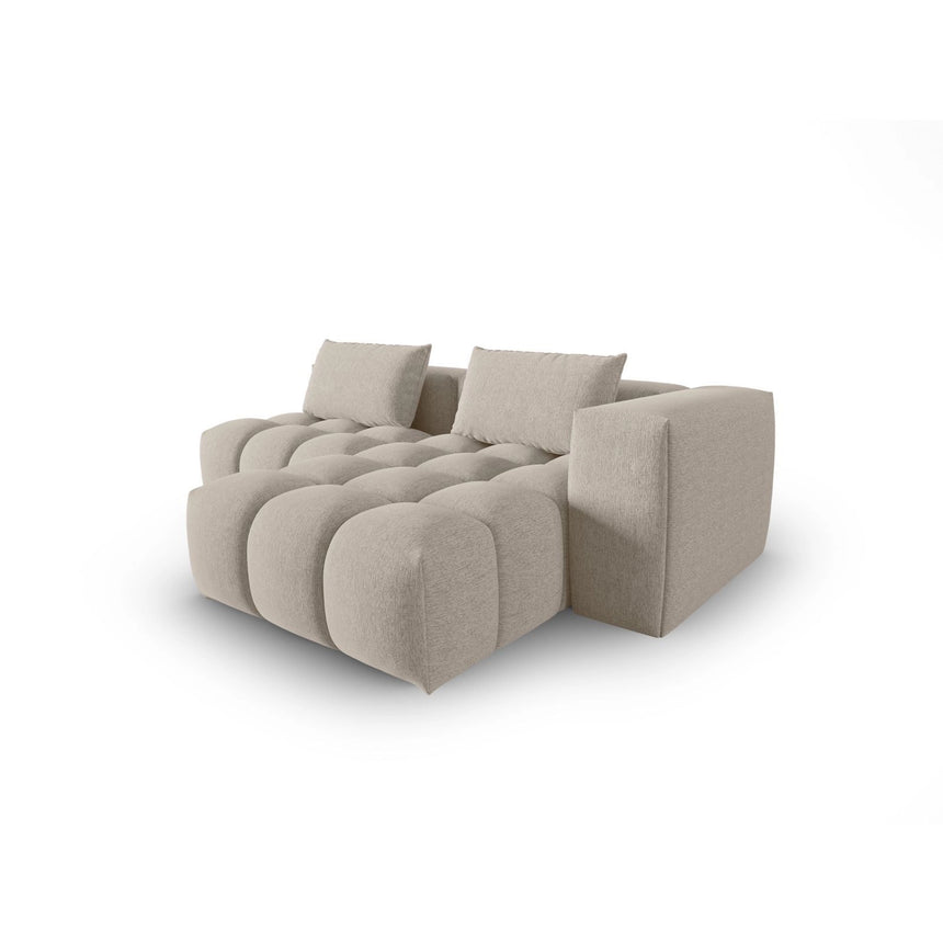 Verona Modulares 3-Sitzer Ecksofa, Rechte Seite, aus Strukturierter Stoff in Sand (Sorella 05), 205x145 cm von Cosmopolitan Design – Bild 4