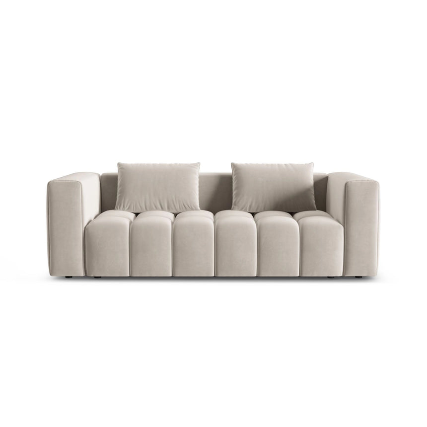 Verona Modulares 3-Sitzer Sofa aus Samt oder Strukturstoff, 252x98 cm von Cosmopolitan Design – Bild 1