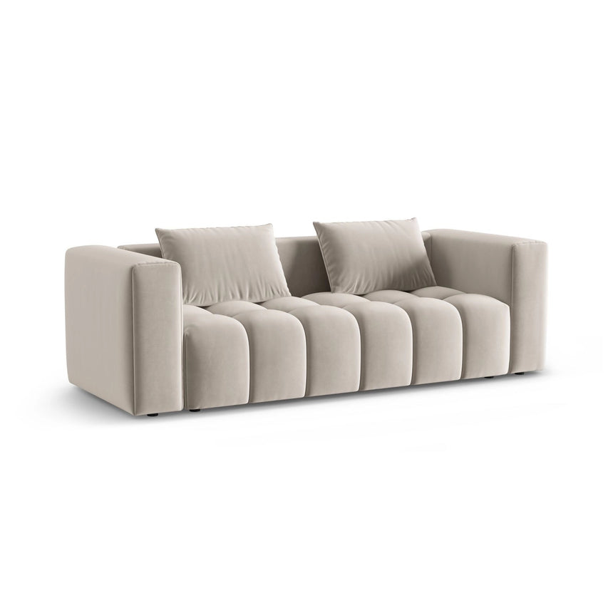 Verona Modulares 3-Sitzer Sofa aus Samt oder Strukturstoff, 252x98 cm von Cosmopolitan Design – Bild 3