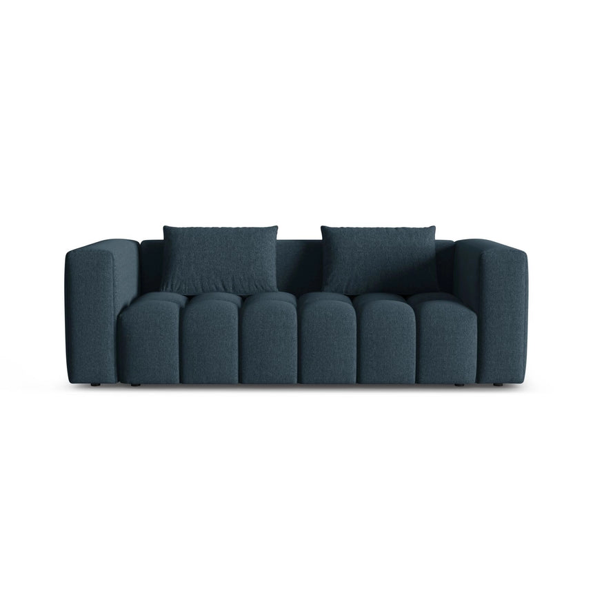 Verona Modulares 3-Sitzer Sofa aus Strukturierter Stoff in Dunkelblau (Sorella 77), 252x98 cm von Cosmopolitan Design – Bild 1