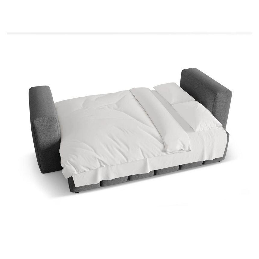 Verona Modulares 3-Sitzer Sofa aus Strukturierter Stoff in Grau (Sorella 89), 252x98 cm von Cosmopolitan Design – Bild 6
