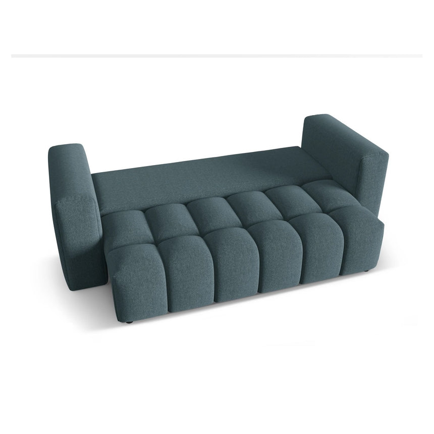 Verona Modulares 3-Sitzer Sofa aus Strukturierter Stoff in Hellblau (Sorella 76), 252x98 cm von Cosmopolitan Design – Bild 5