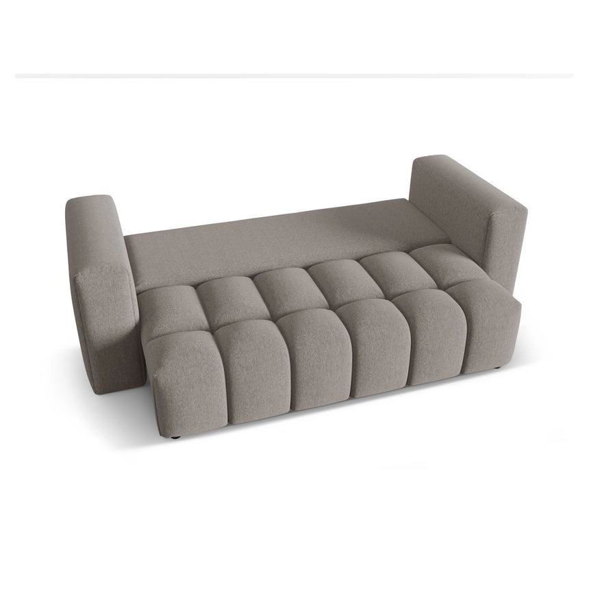 Verona Modulares 3-Sitzer Sofa aus Strukturierter Stoff in Warmes Grau (Sorella 84), 252x98 cm von Cosmopolitan Design – Bild 5