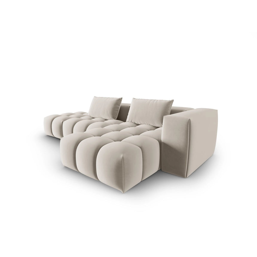 Verona Modulares 4-Sitzer Ecksofa, Rechte Seite, aus Samt oder Strukturstoff, 265x145 cm von Cosmopolitan Design – Bild 4