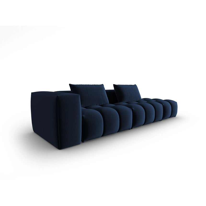Verona Modulares 4-Sitzer Sofa, Rechte Seite, aus Samt in Königsblau (Casino Deep Blue), 265x85 cm von Cosmopolitan Design – Bild 3