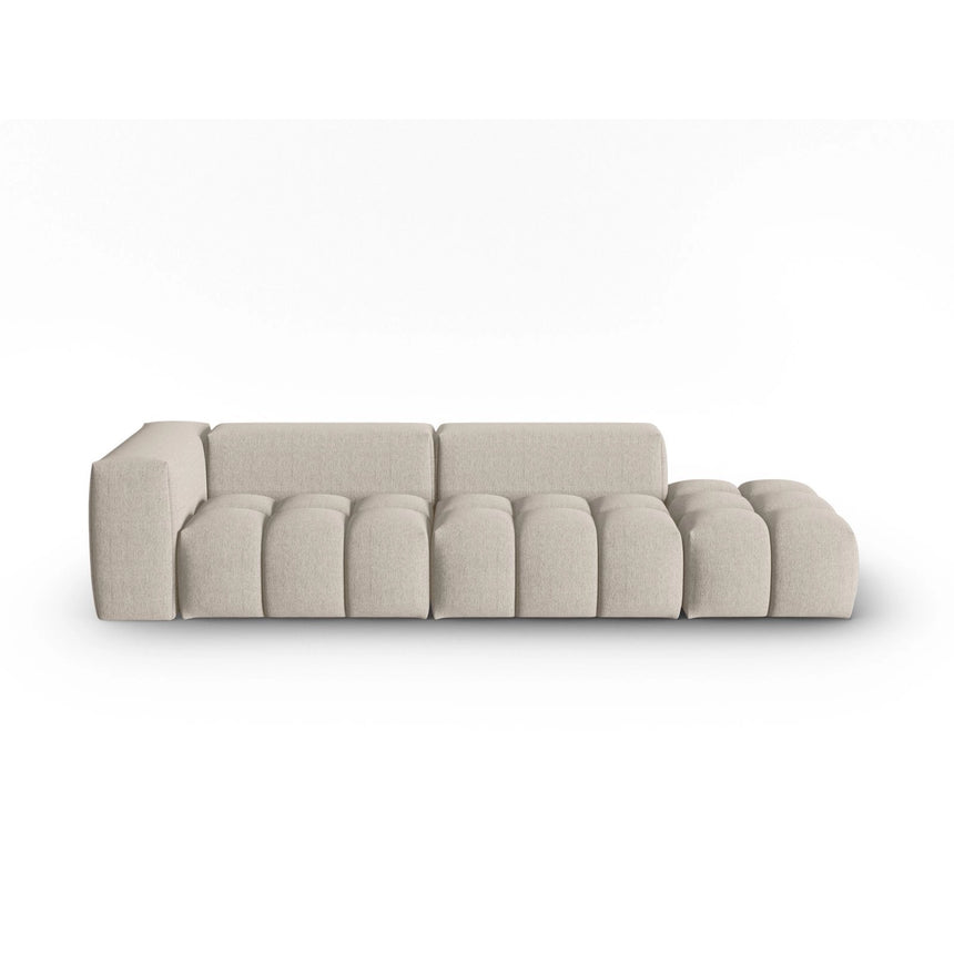 Verona Modulares 4-Sitzer Sofa, Rechte Seite, aus Strukturierter Stoff in Sand (Sorella 05), 265x85 cm von Cosmopolitan Design – Bild 1